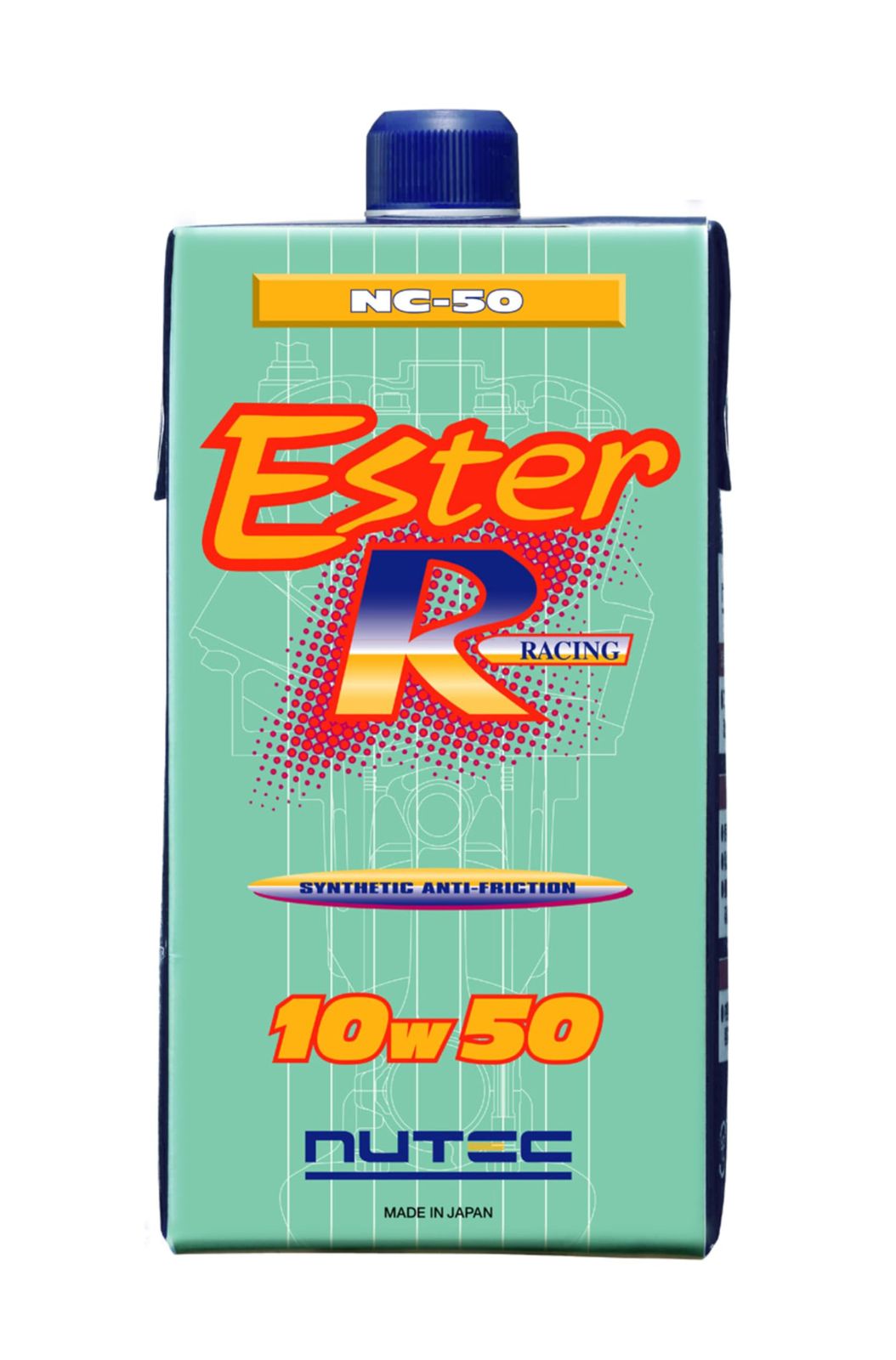 新品 ニューテック(NUTEC) エンジンオイル NC-50 10W-50 100％化学合成(エステル系) 1L 4輪ガソリン/ディーゼル車両用