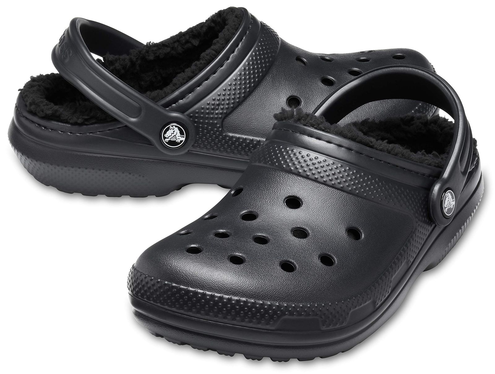 新品 [CROCS(クロックス)] サンダル クラシック ラインド クロッグ ブラック/ブラック 26 cm