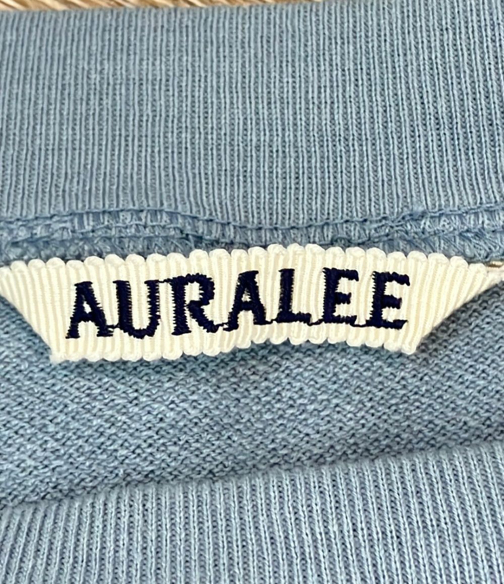 オーラリー スウェット 長袖 25SS BLUE GRAY ピマコットン SUPER HIGH 
