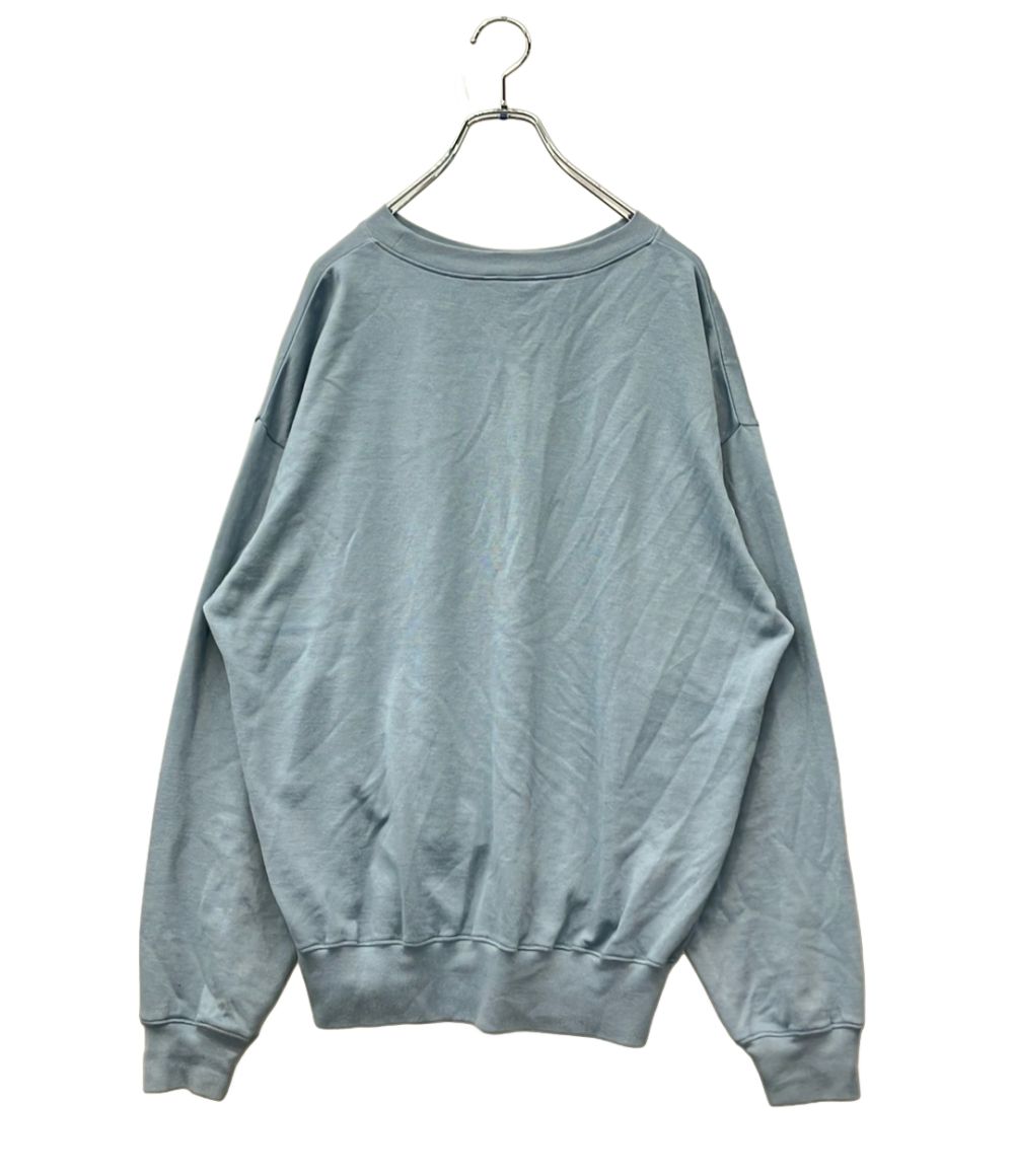 オーラリー スウェット 長袖 25SS BLUE GRAY ピマコットン SUPER HIGH 