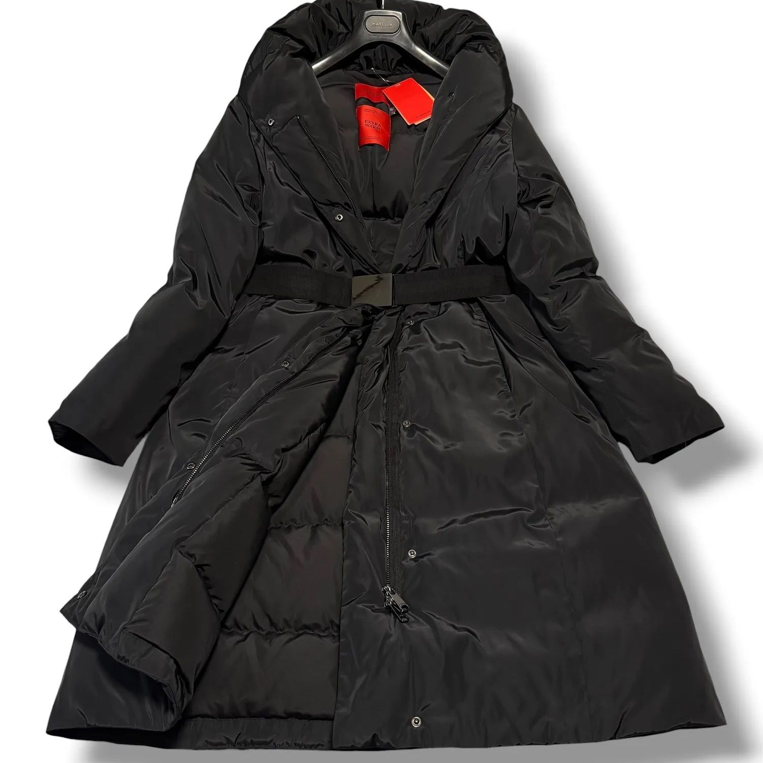 大きいサイズ2XL 美品 MaxMara ダウンジャケット 黒 現行 - メルカリ