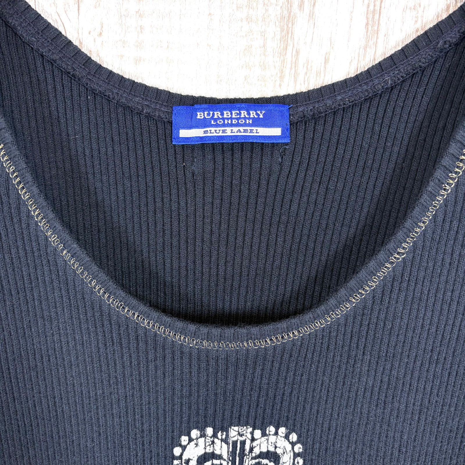 00s BURBERRY BLUE LABEL バーバリーブルーレーベル エンブレムロゴ