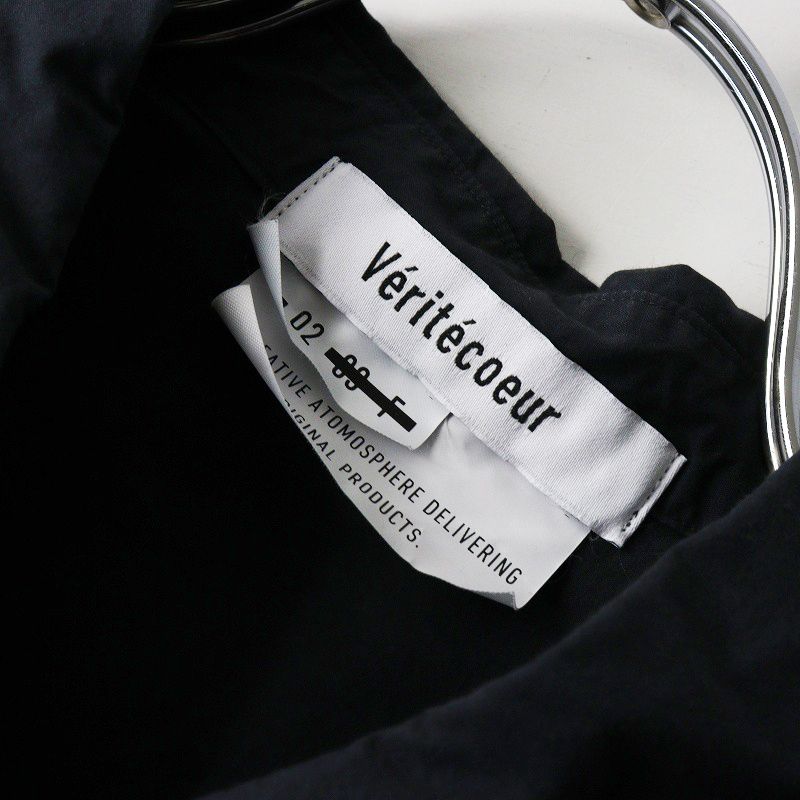2024AW ヴェリテクール Veritecoeur ユニセックスシャツ 2｜チャコールグレー トップス ブラウス カットソー 長袖【2400014914443】 2024AW ヴェリテクール Veritecoeur ユニセックスシャツ 2