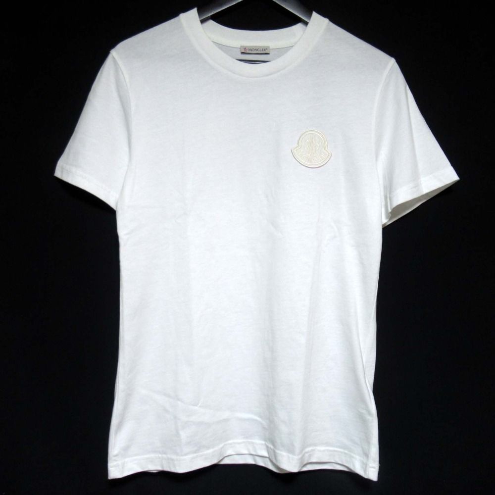 未使用 20AW MONCLER モンクレール ワッペン 半袖 Tシャツ XSサイズ ホワイト レディース 古着 中古 USED 未使用 20AW MONCLER モンクレール ワッペン 半袖 Tシャツ XSサイズ