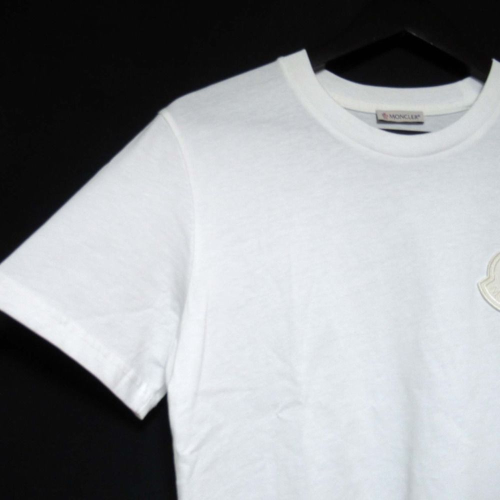 未使用 20AW MONCLER モンクレール ワッペン 半袖 Tシャツ XSサイズ ホワイト レディース 古着 中古 USED 未使用 20AW MONCLER モンクレール ワッペン 半袖 Tシャツ XSサイズ