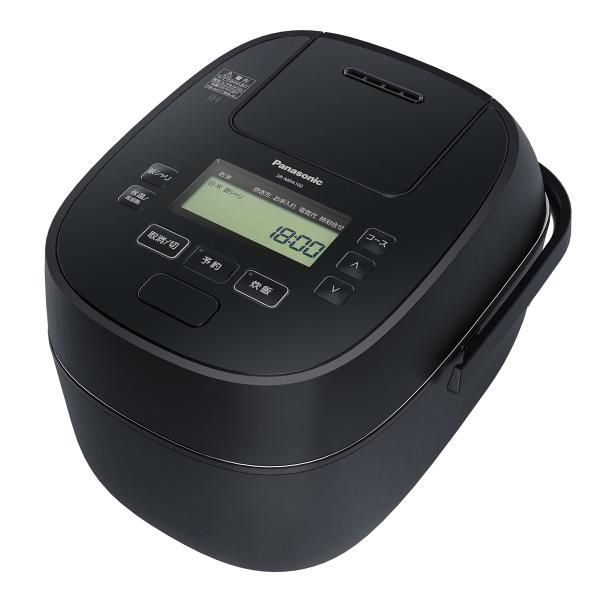 【中古】パナソニック 炊飯器 5.5合 おどり炊き 全面発熱5段IH式 ブラック SR-MPA102-K