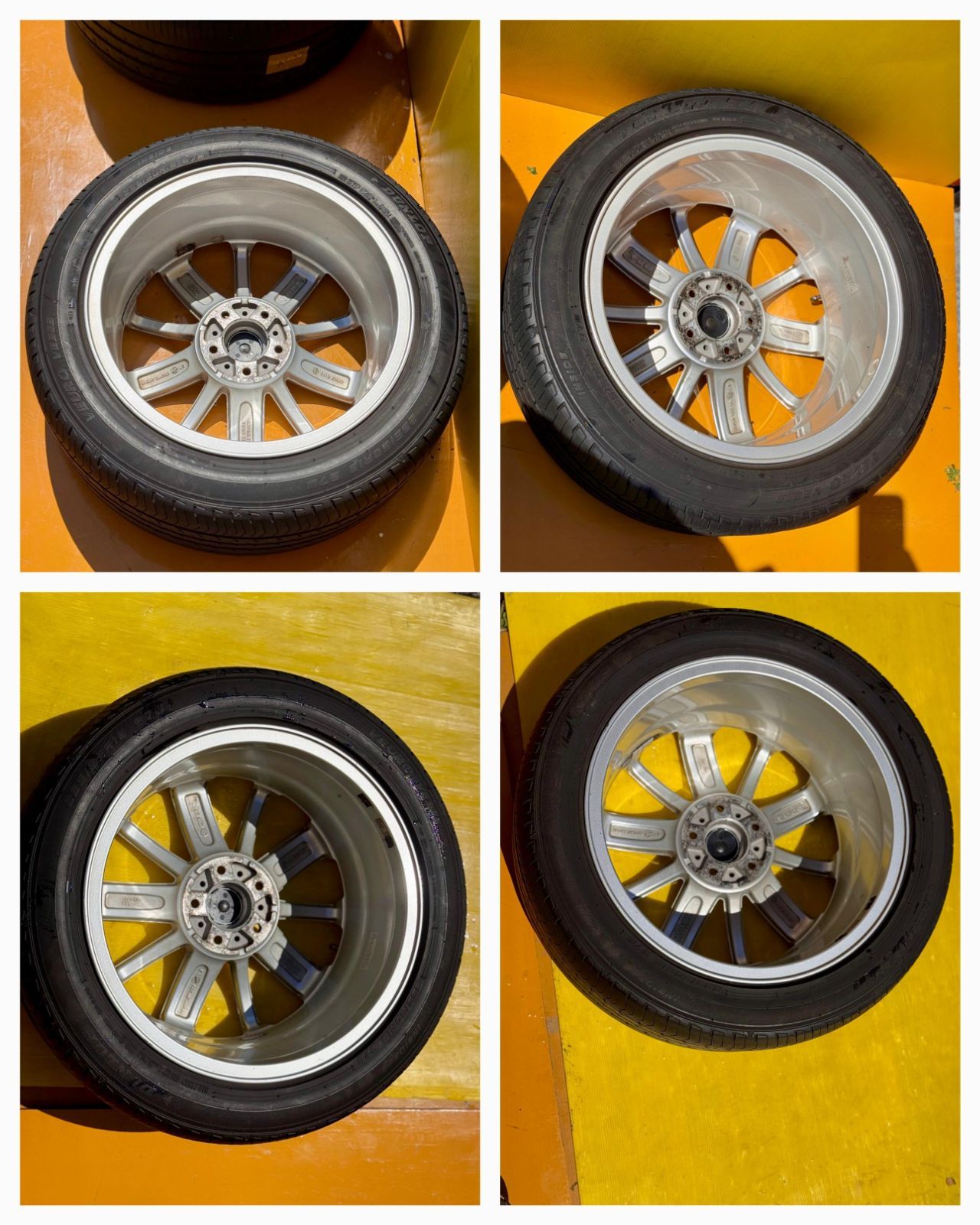 ZT-8398] 4本 5穴 VENERDI COSMIC 日本 アルミホイール 18X8JJ ET45 