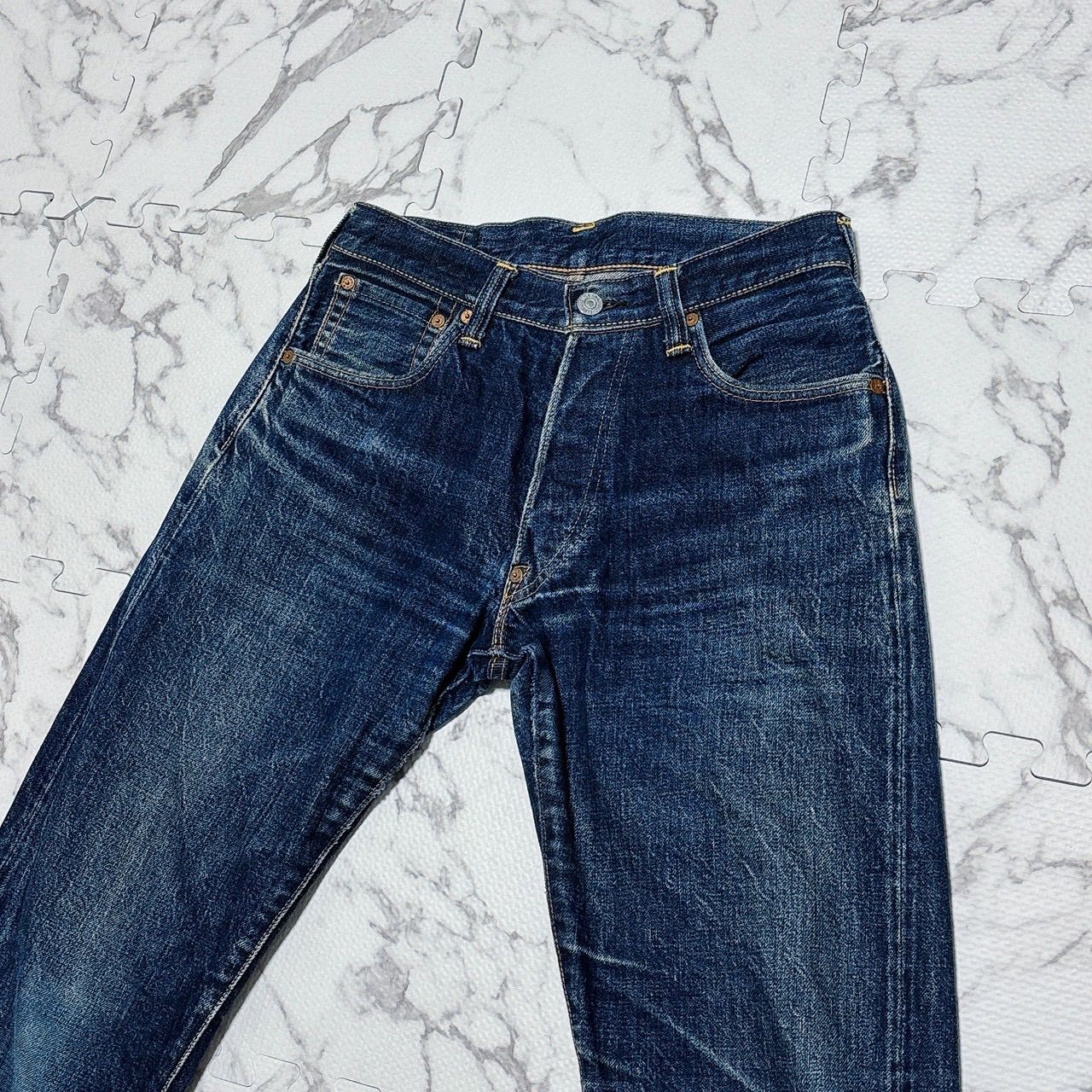 EVISU エヴィス No.2 LOT 2000 EVISU 黒カモメペイント セルビッチ