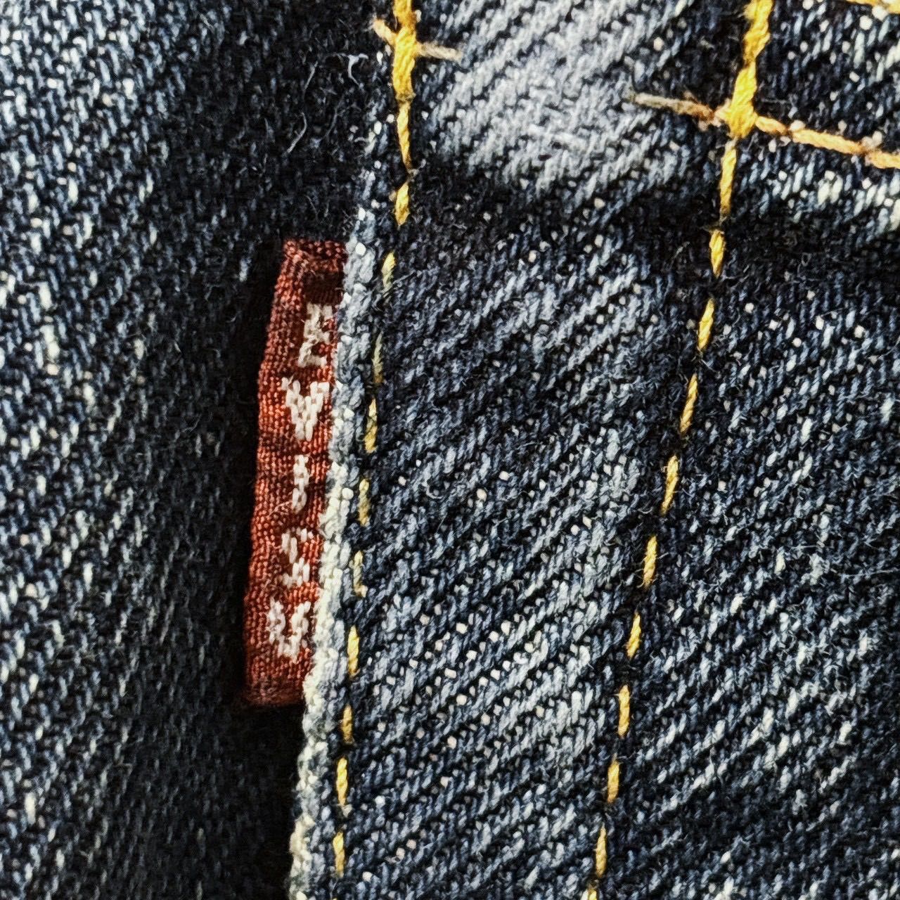 EVISU エヴィス No.2 LOT 2000 EVISU 黒カモメペイント セルビッチ