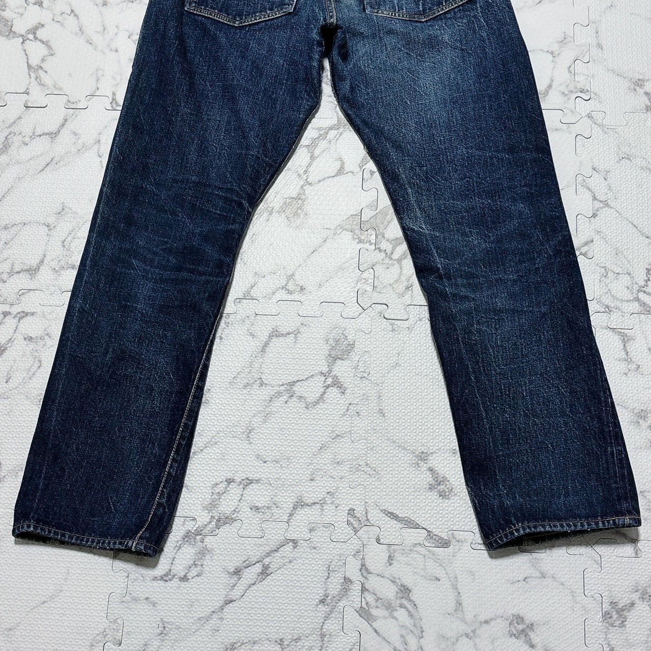 EVISU エヴィス No.2 LOT 2000 EVISU 黒カモメペイント セルビッチ