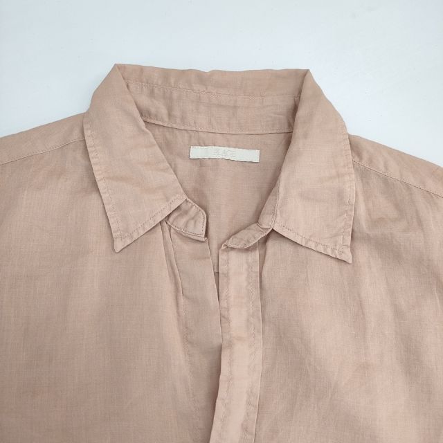 プラージュ 24SS Ramie Cotton ラミーコットンシャツ F ピンク Plage - プラージュ 24SS Ramie Cotton ラミーコットンシャツ F ピンク
