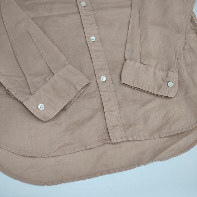 Plage ラミーコットン 製品染め ブラウス Ramie Cotton 長袖シャツ