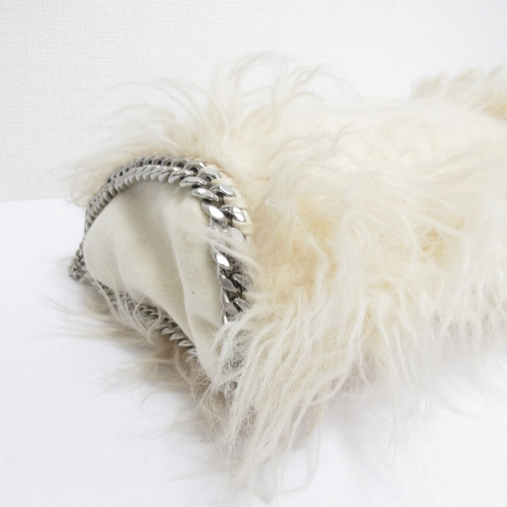 美品 Stella McCartney ステラマッカートニー FUR FREE FUR ファラベラ エコファー ショルダーバッグ ホワイト キナリ レディース 古着 中古 USED Stella McCartney（ステラ・マッカートニー） 美品 FUR FREE FUR