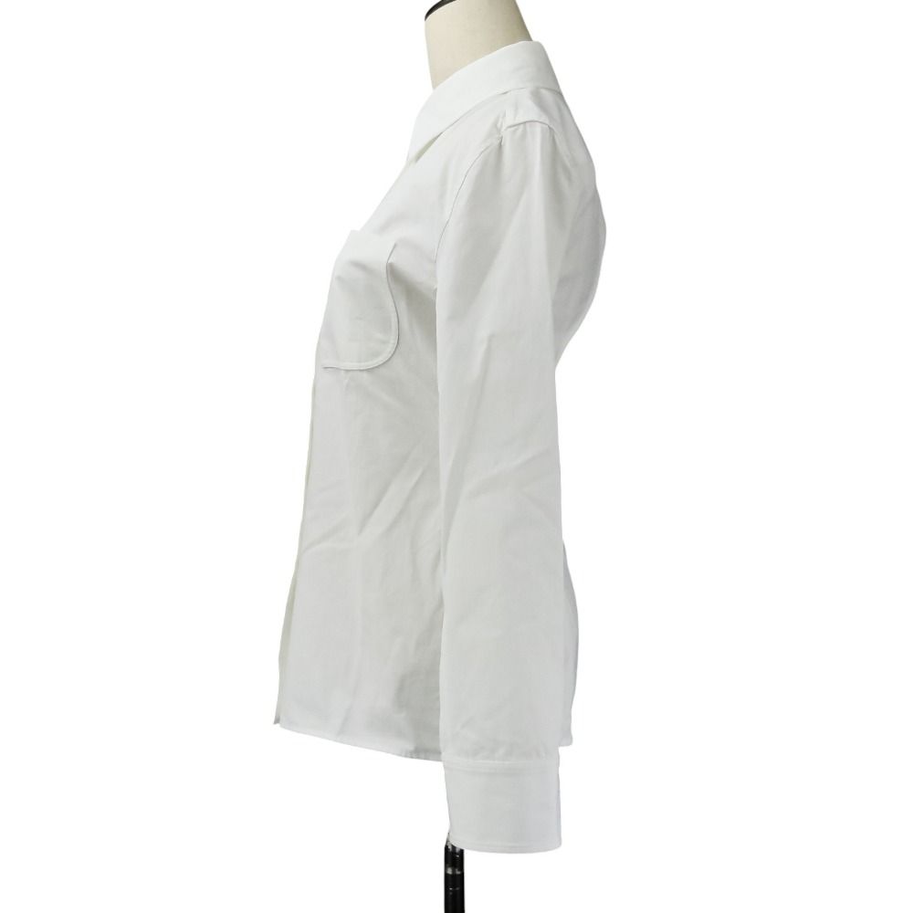 美品 24SS JACQUEMUS ジャックムス フィッテット ハックレス オープンバック シャツ サイズ36 ホワイト レディース 古着 中古 USED 美品 24SS JACQUEMUS ジャックムス フィッテット ハックレス オープン