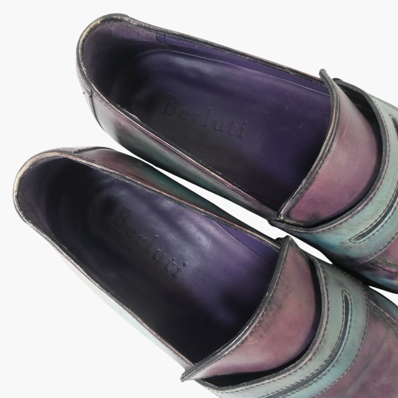 BERLUTI ベルルッティ アンディ コインローファー 革靴 パティーヌ 