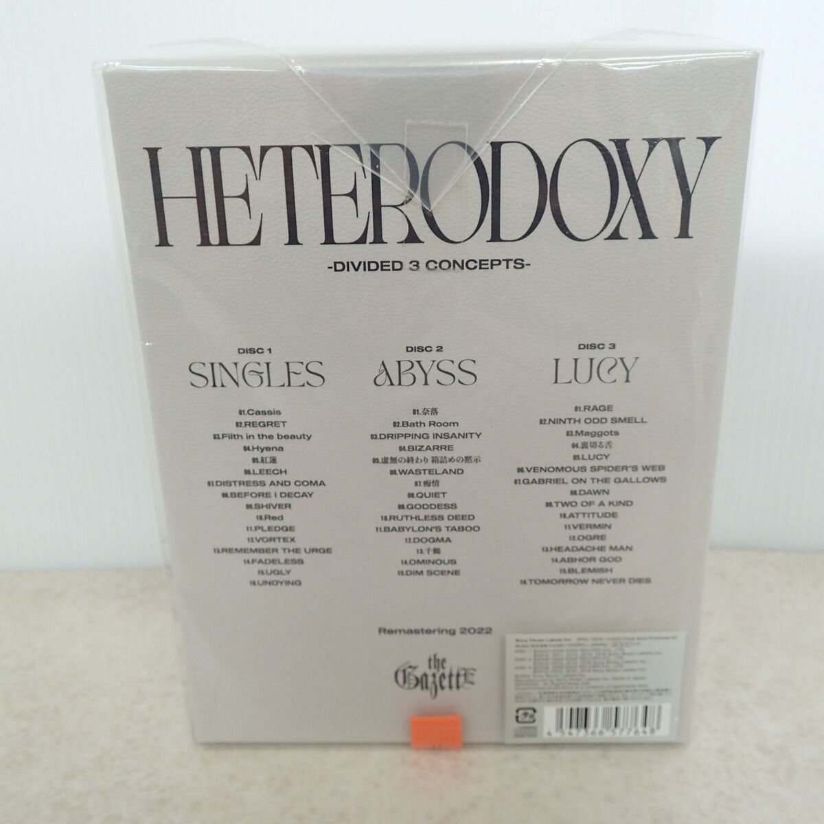 the GazettE HETERODOXY 新品未開封 新品未開封 the GazettE