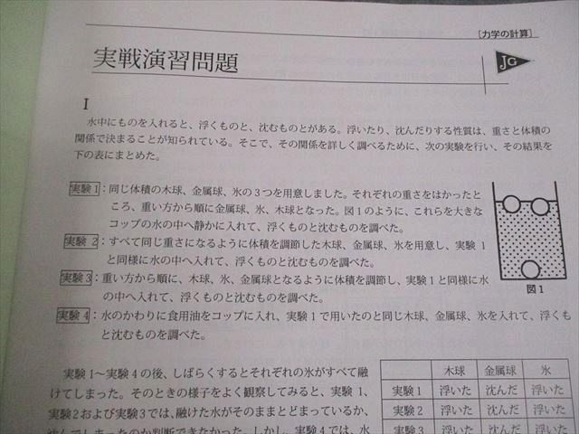 早稲田アカデミー 小6 女子学院の理科 土曜集中特訓 第1〜7⁄