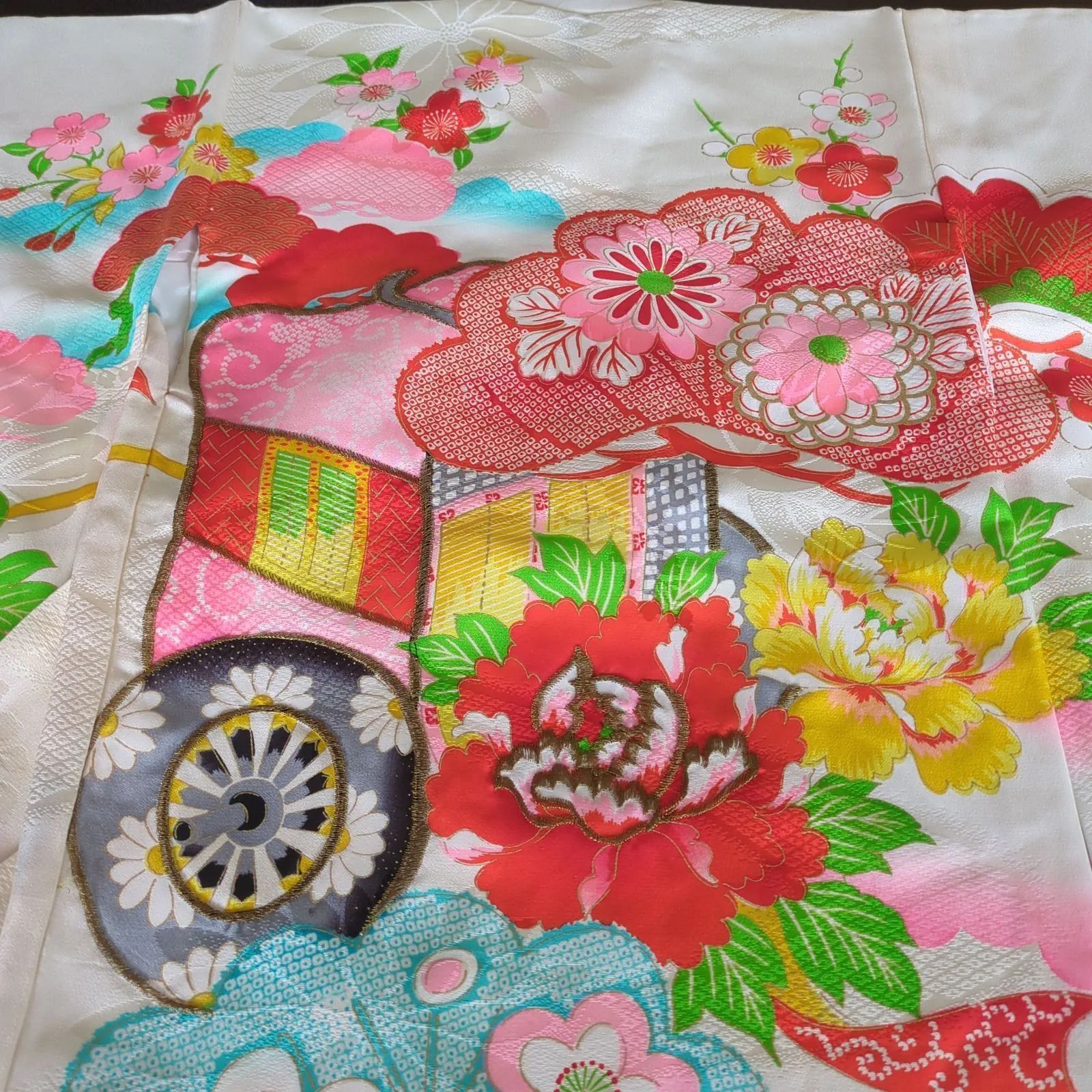 【アンティーク昭和レトロ】七五三のお祝い着「金駒刺繍入」美品です 昭和レトロ七五三の御祝い着】「金駒刺繍入」 - メルカリ