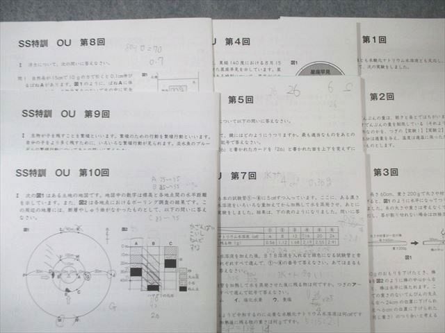 ㉓や サピックス SAPIX SS特訓入試模擬演習シリーズ 桜蔭コース 4科目