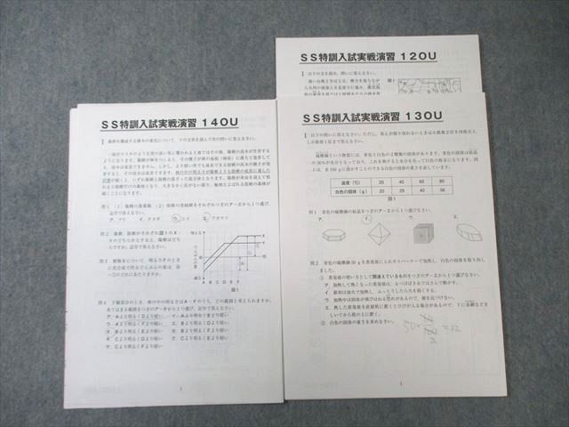 ㉓や　サピックス　SAPIX SS特訓入試模擬演習シリーズ　桜蔭コース　4科目 ㉓や サピックス SAPIX SS特訓入試模擬演習シリーズ 桜蔭コース 4科目