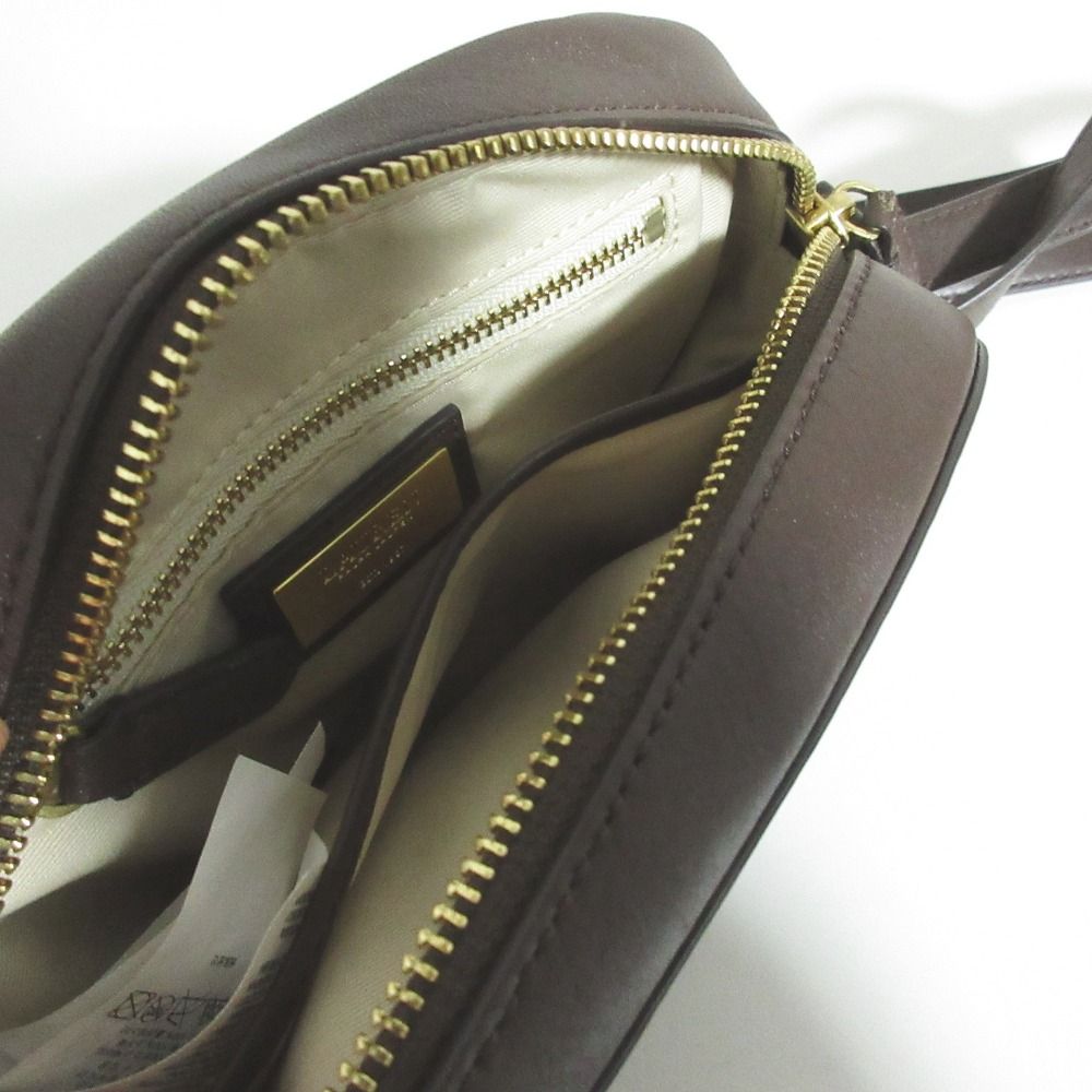 新品同様 LAUREN RALPH LAUREN ローレンラルフローレン ロゴチェーン金具 スエード ショルダーバッグ ブラウン レディース 古着 中古 USED 新品同様 LAUREN RALPH LAUREN ローレンラルフローレン ロゴチェーン