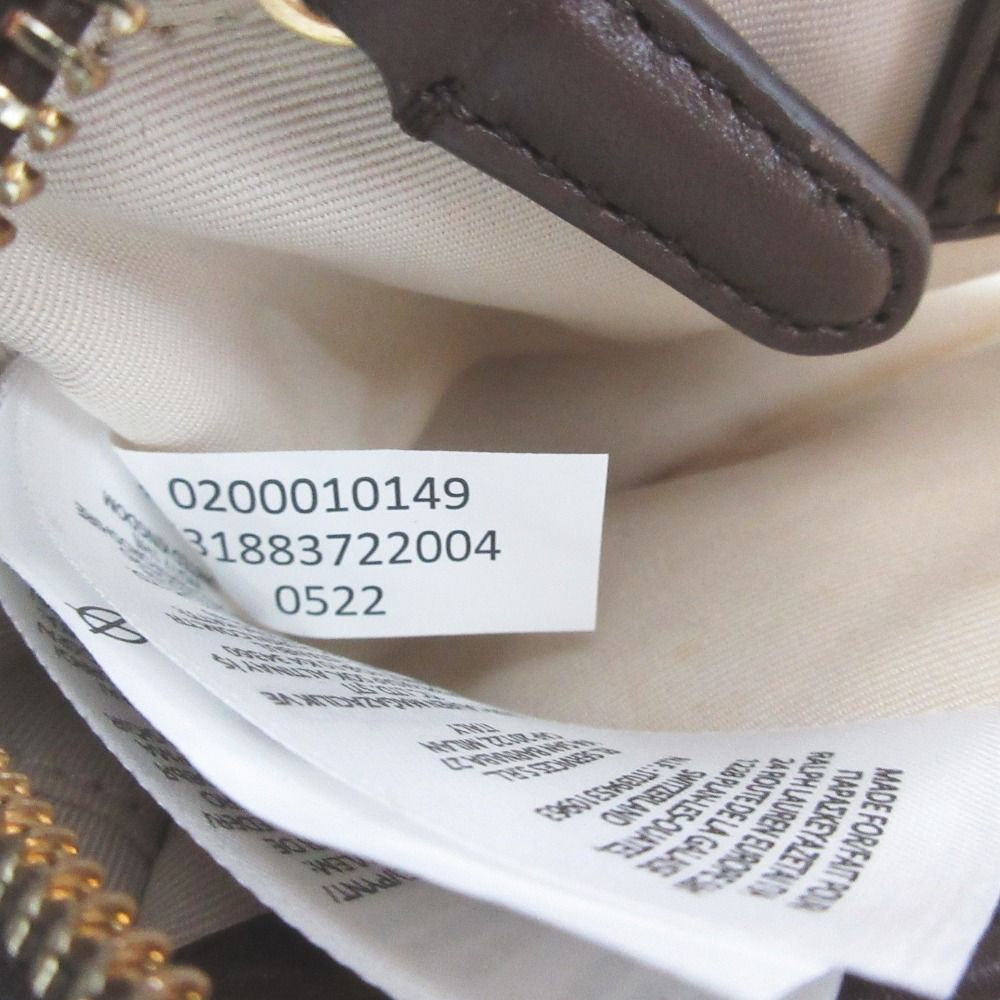 新品同様 LAUREN RALPH LAUREN ローレンラルフローレン ロゴチェーン金具 スエード ショルダーバッグ ブラウン レディース 古着 中古 USED 新品同様 LAUREN RALPH LAUREN ローレンラルフローレン ロゴチェーン