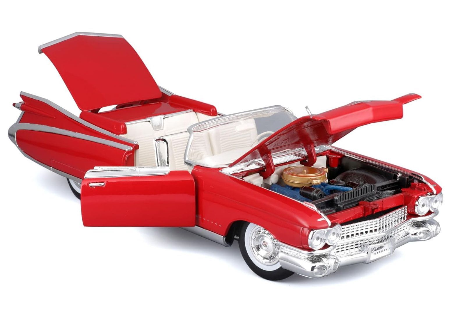 1/18 キャデラック エルドラド ビアリッツ 1959 レッド Maisto製ダイ