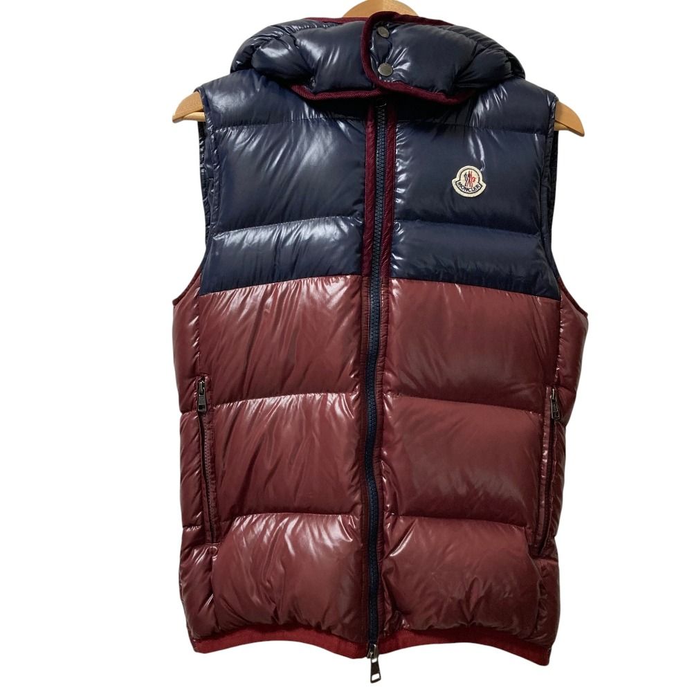 美品 MONCLER モンクレール BALMAT フーデッド ダウンベスト 美品 MONCLER モンクレール BALMAT フーデッド ダウンベスト
