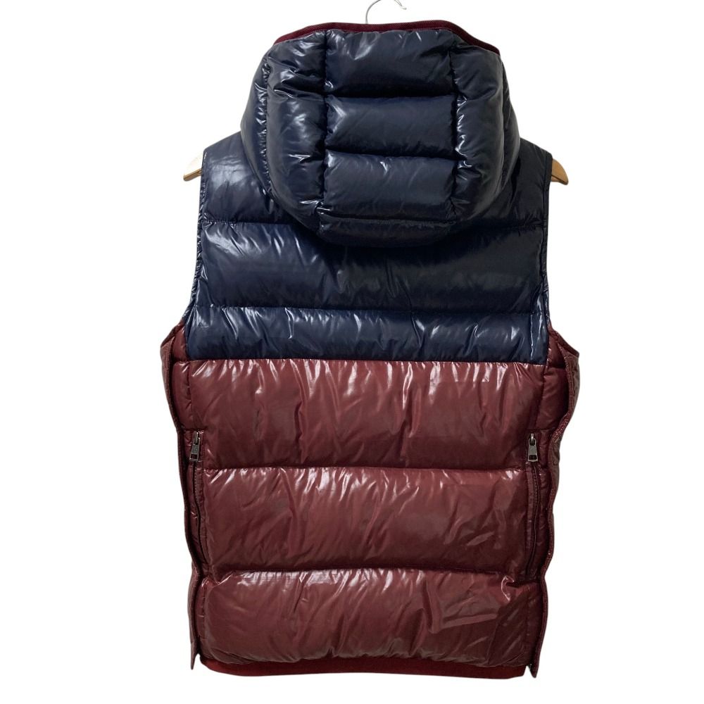 美品 MONCLER モンクレール BALMAT フーデッド ダウンベスト ジレ 