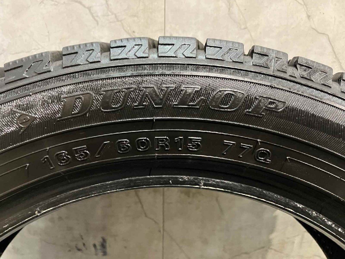 DUNLOP WINTER MAXX WM02 165/60R15 15インチ スタッドレス 1本 21年製 