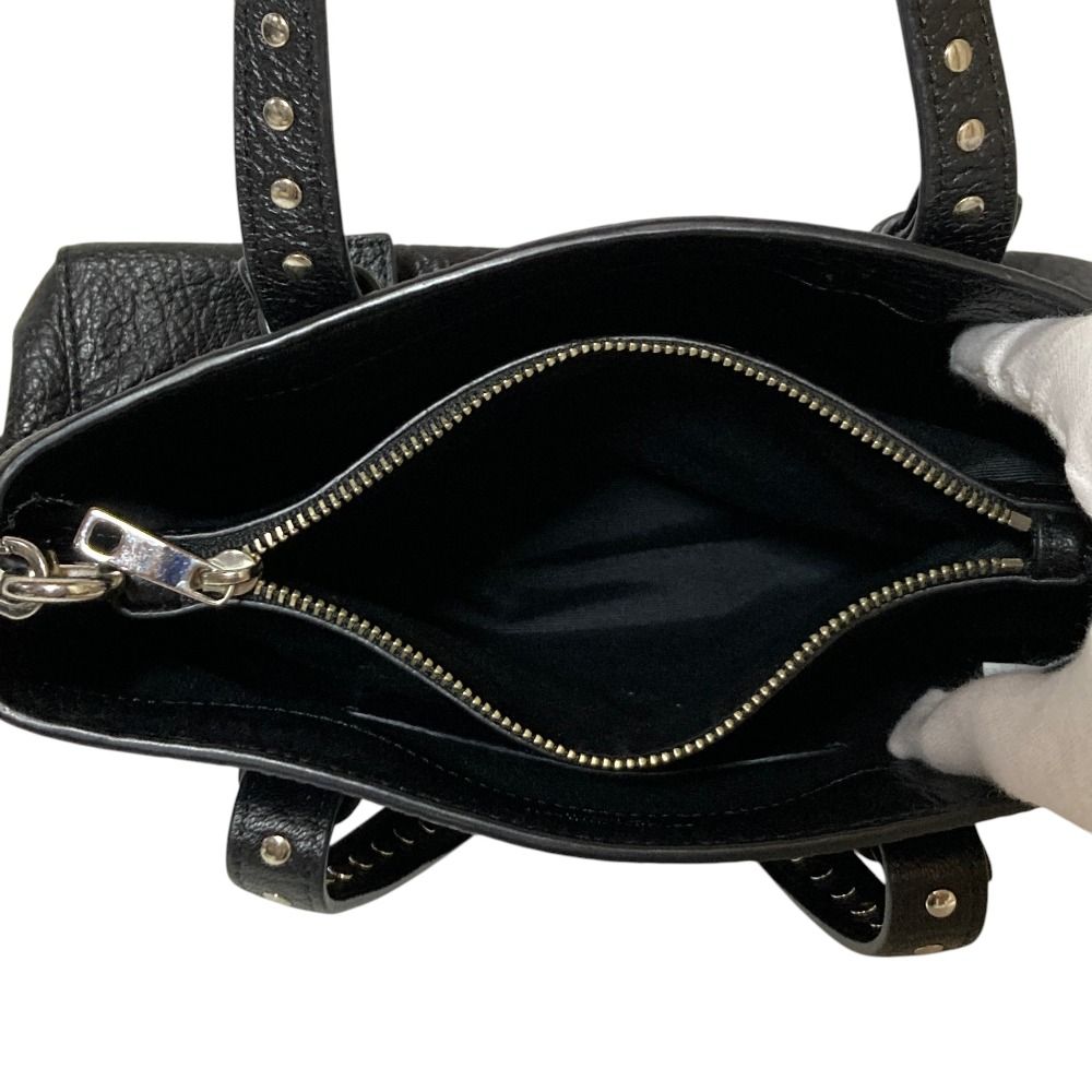 美品 MARC JACOBS マークジェイコブス スタッズハンドル レザー 2WAY 