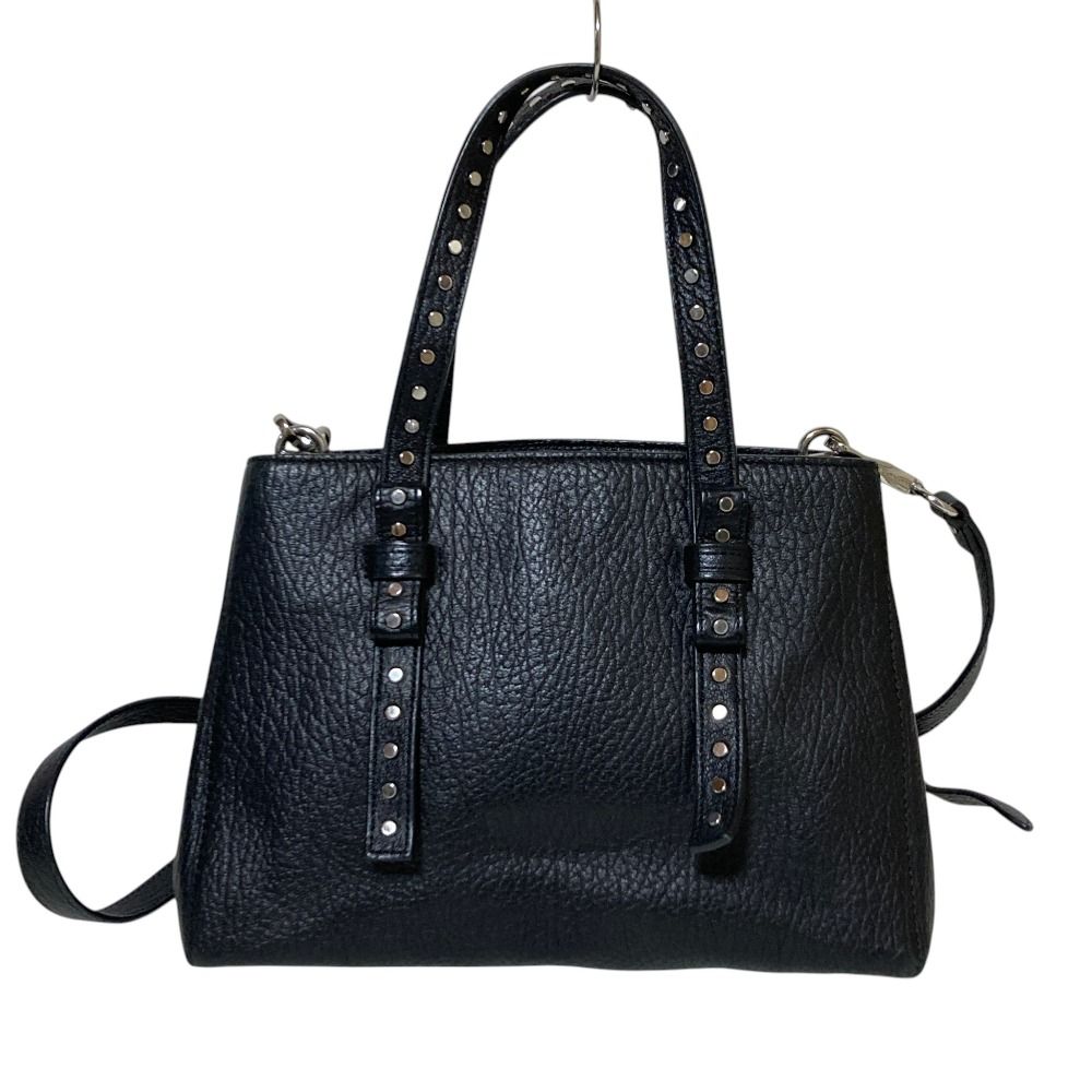 美品 MARC JACOBS マークジェイコブス スタッズハンドル レザー 2WAY 