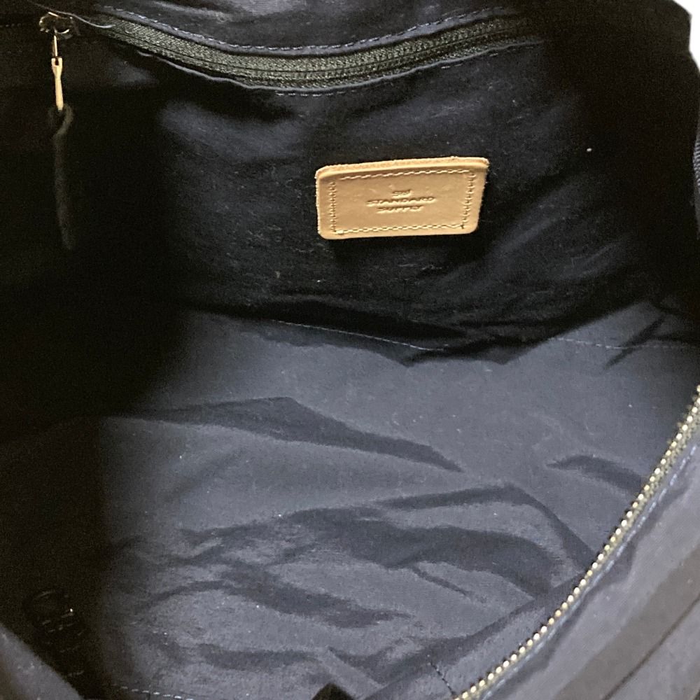 美品 STANDARD SUPPLY スタンダードサプライ トライアングルショルダーバッグ ネイビー レディース 古着 中古 USED STANDARD SUPPLY - 美品 STANDARD SUPPLY スタンダードサプライ