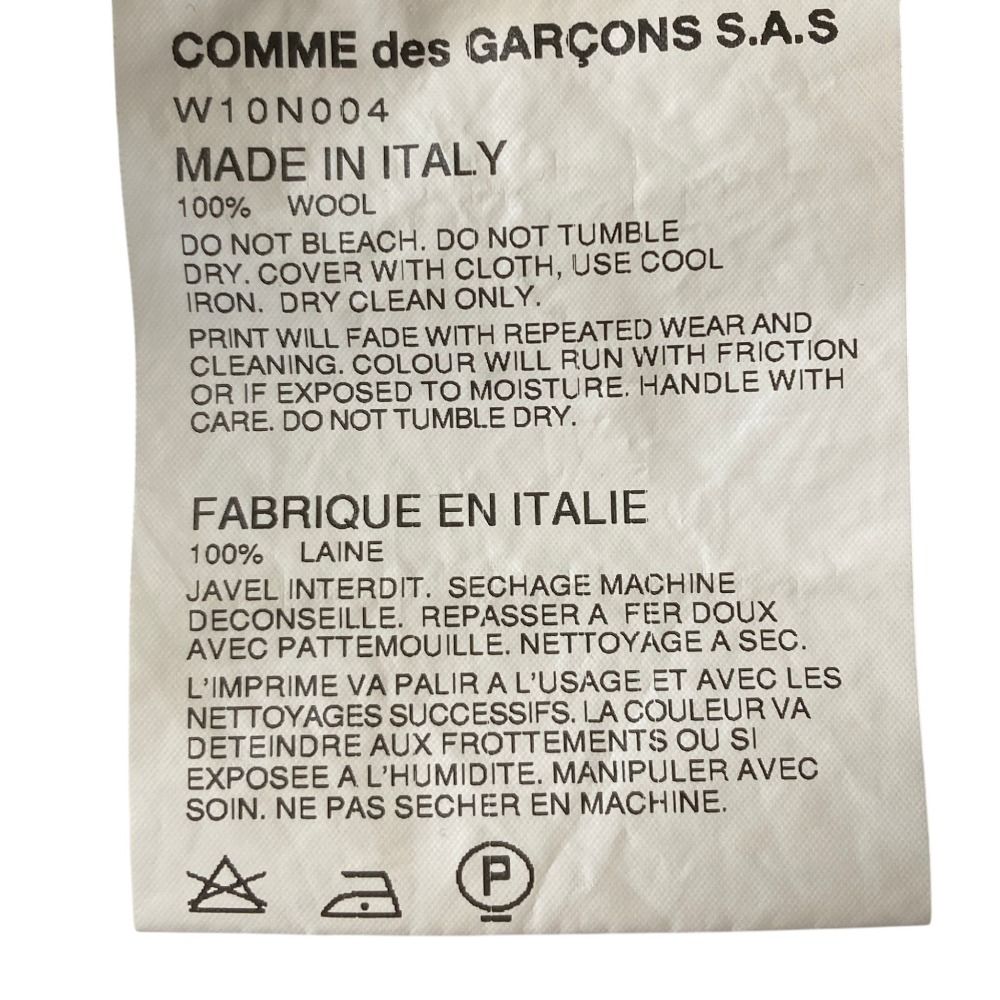 美品 COMME des GARCONS COMME des GARCONS コムデギャルソン コムコム Vネックニットセーター W10N004 サイズS ブラック レディース 古着 中古 USED 美品 COMME des GARCONS COMME des GARCONS コムデギャルソン コムコム