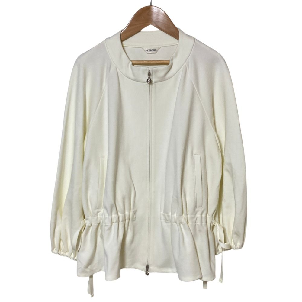 美品 24SS INGEBORG インゲボルグ フラワーボタン フレア ストレッチ