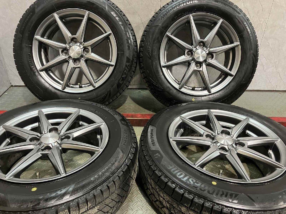 BS BLIZZAK VRX3 165/70R14】スタッドレス【Humanline 14インチ 5.5 