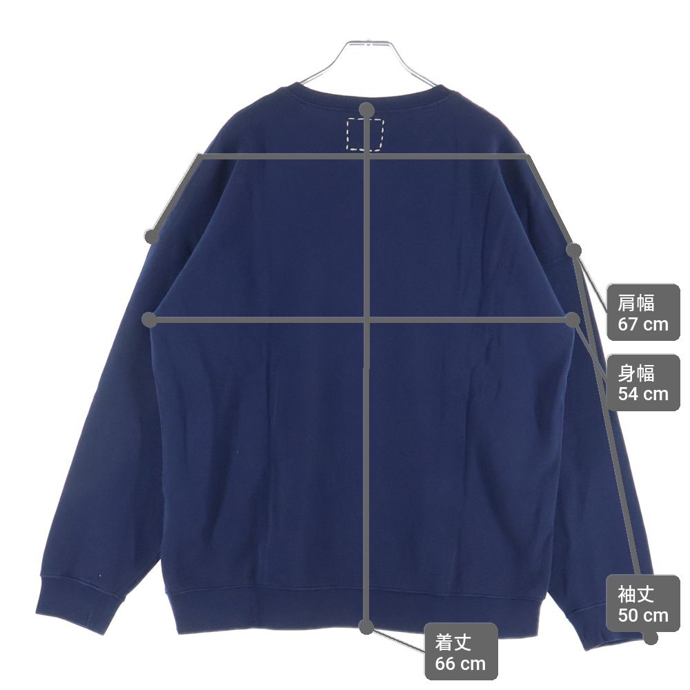 VISVIM (ヴィスヴィム) JUMBO SWEAT L/S UNEVEN DYE ジャンボ