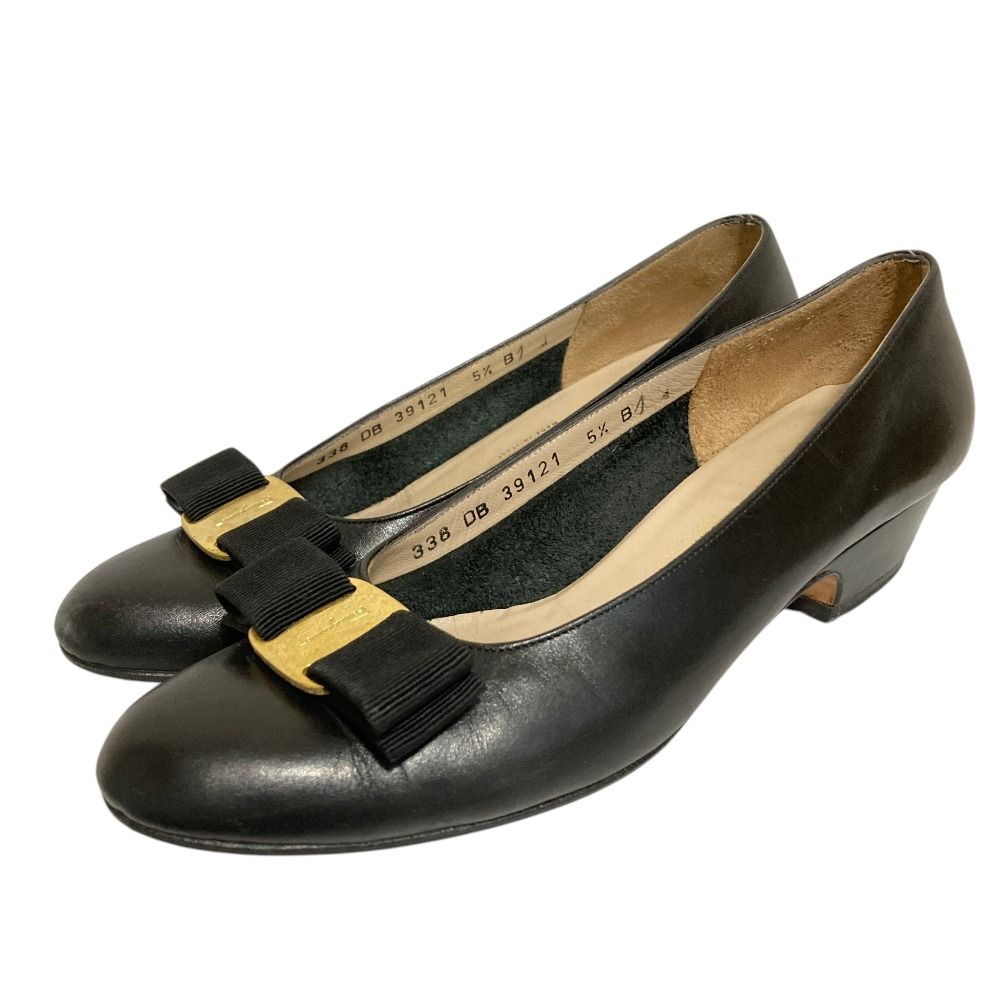 良品 Salvatore Ferragamo サルヴァトーレフェラガモ ヴァラ リボン