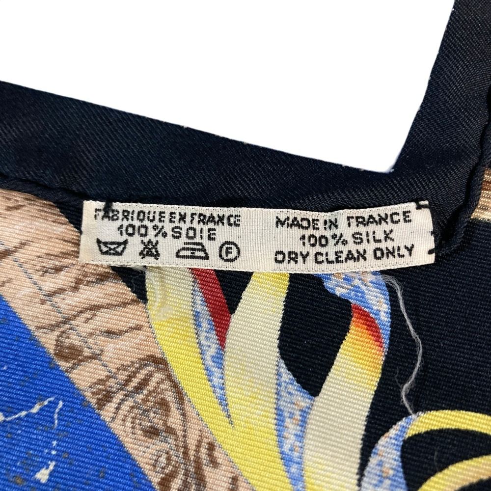 美品 HERMES エルメス カレ90 pierres d'orient et d'occident 東洋の