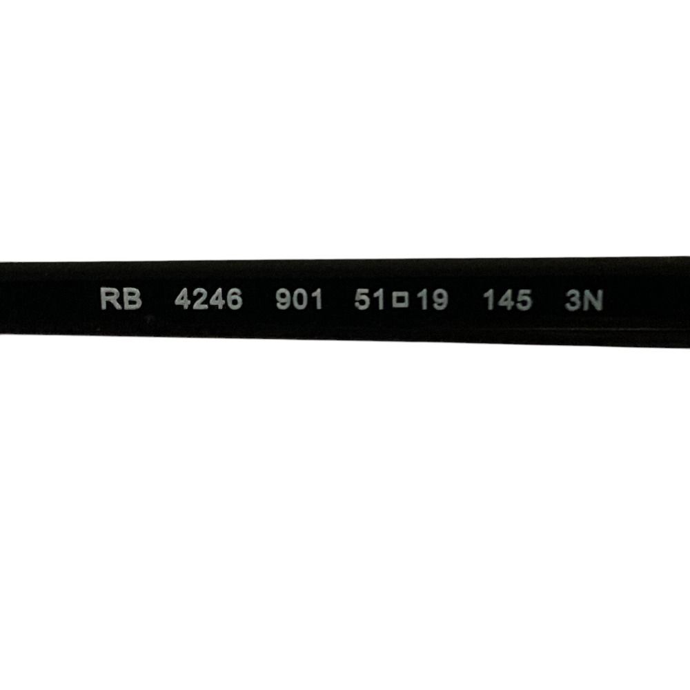 美品 Ray-Ban レイバン クラブマスター サングラス RB4246 51□19 145 ブラック メンズ レディース 古着 中古 USED 美品 Ray-Ban レイバン クラブマスター サングラス RB4246 51□19 145