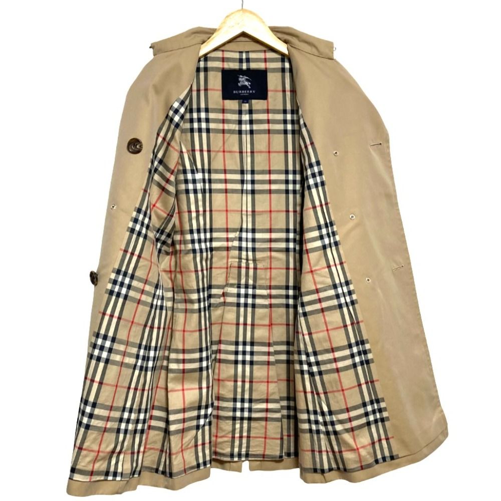 美品 BURBERRY バーバリー 裏地ノバチェック トレンチコート サイズ36