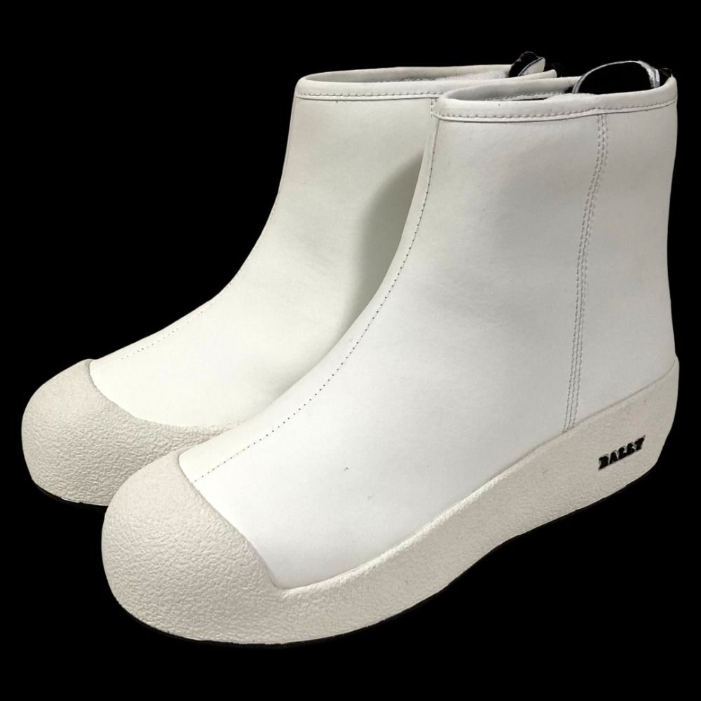 美品 BALLY バリー GUARD L-MTO バックジップ ショートブーツ サイズ 