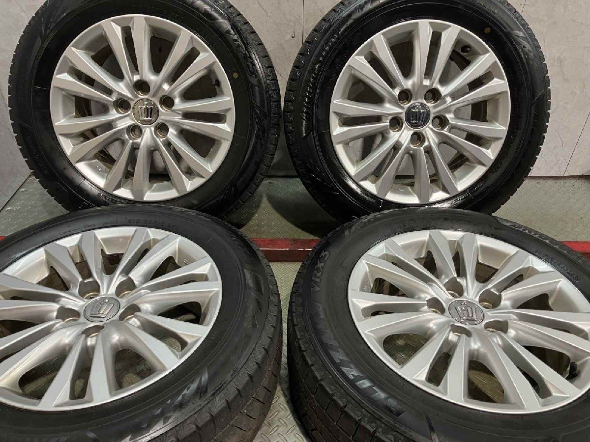 【BS BLIZZAK VRX 215/60R16】スタッドレス【HONDA モデューロ ヴェゼル 純正ホイール 16インチ 7J5HPCD114.3+55】20年製 バリ溝　(MTL410)クレジットカード QRコード決済可能 BS BLIZZAK VRX 215/60R16】スタッドレス【HONDA モデューロ ヴェゼル
