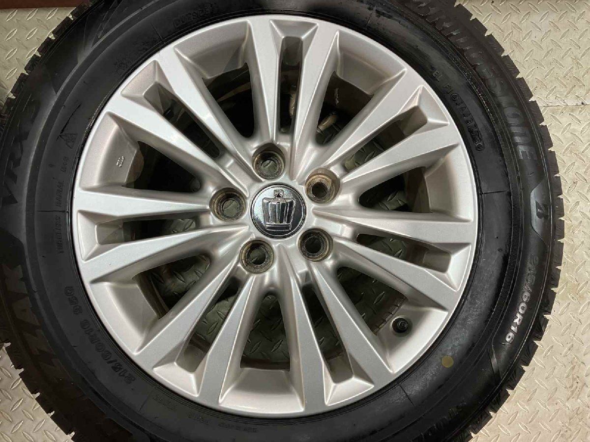 BS BLIZZAK VRX3 215/60R16】スタッドレス【TOYOTA 210系クラウン 純正 