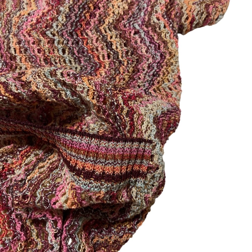 良品 MISSONI ミッソーニ シェブロン ストライプ Vネック ニット