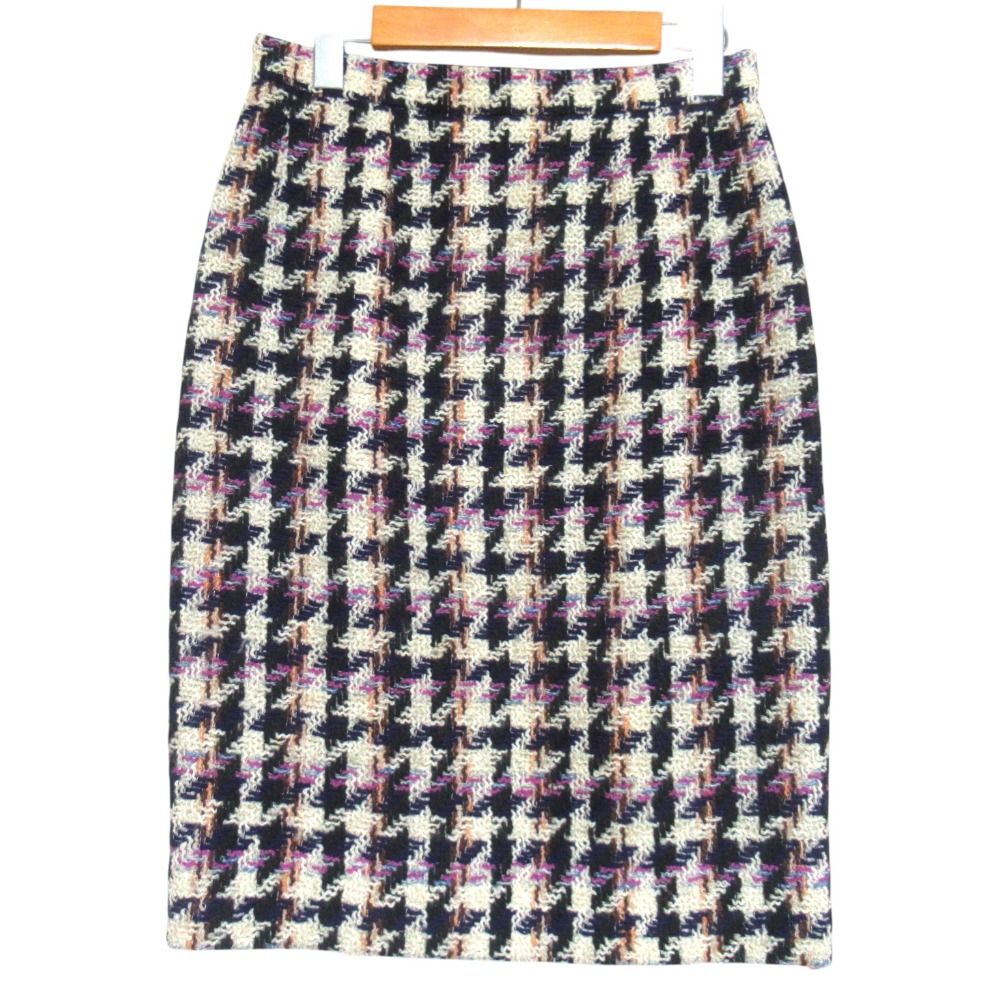 良品 CHANEL シャネル ヴィンテージ 千鳥柄 ひざ丈 ハウンド 良品 CHANEL シャネル ヴィンテージ 千鳥柄 ひざ丈 ハウンド