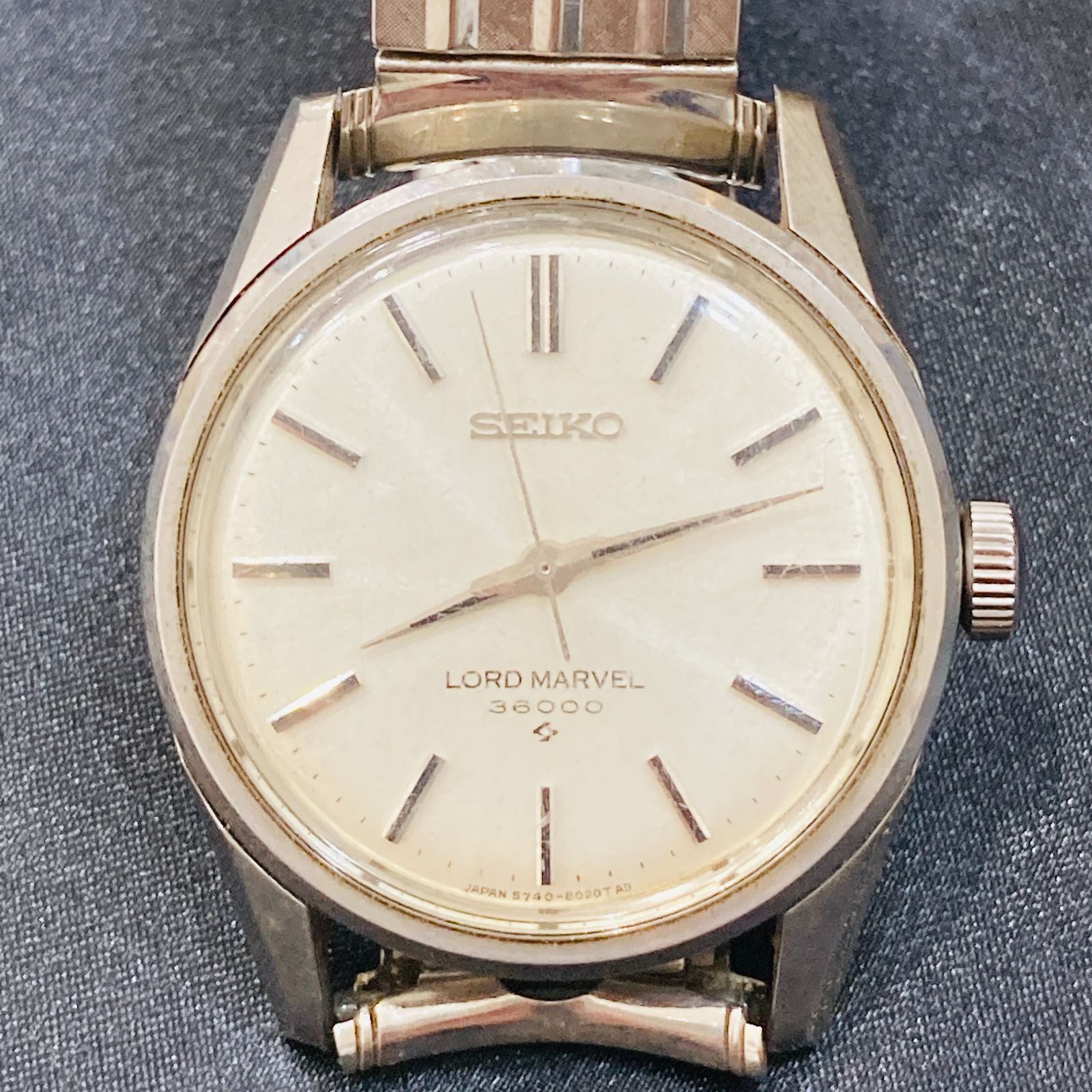 A【稼働品】SEIKO セイコー 5740-8000 手巻き 腕時計 LORD MARVEL 