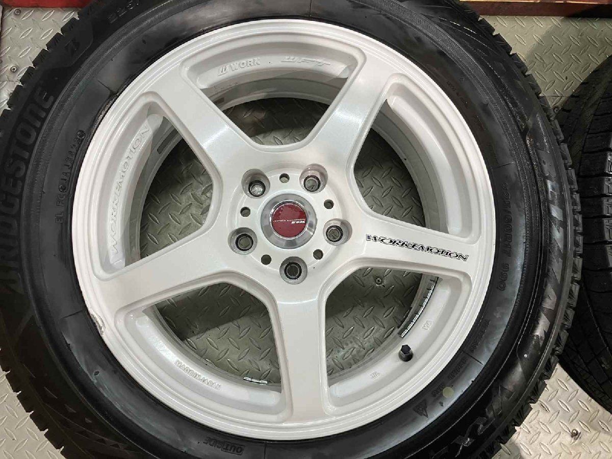 BS BLIZZAK VRX3 225/60R17】スタッドレス【WORK エモーション T5R 17