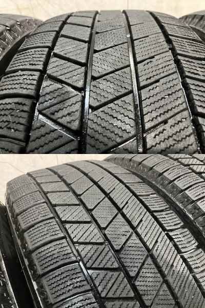 【BS BLIZZAK VRX3 225/60R17】スタッドレス【WORK エモーション T5R 17インチ 7J5HPCD100+48】ホワイト バリ溝 XV フォレスター等(MTN807) クレジットカード QRコード決済可能 BS BLIZZAK VRX3 225/60R17】スタッドレス【WORK エモーション T5R 17