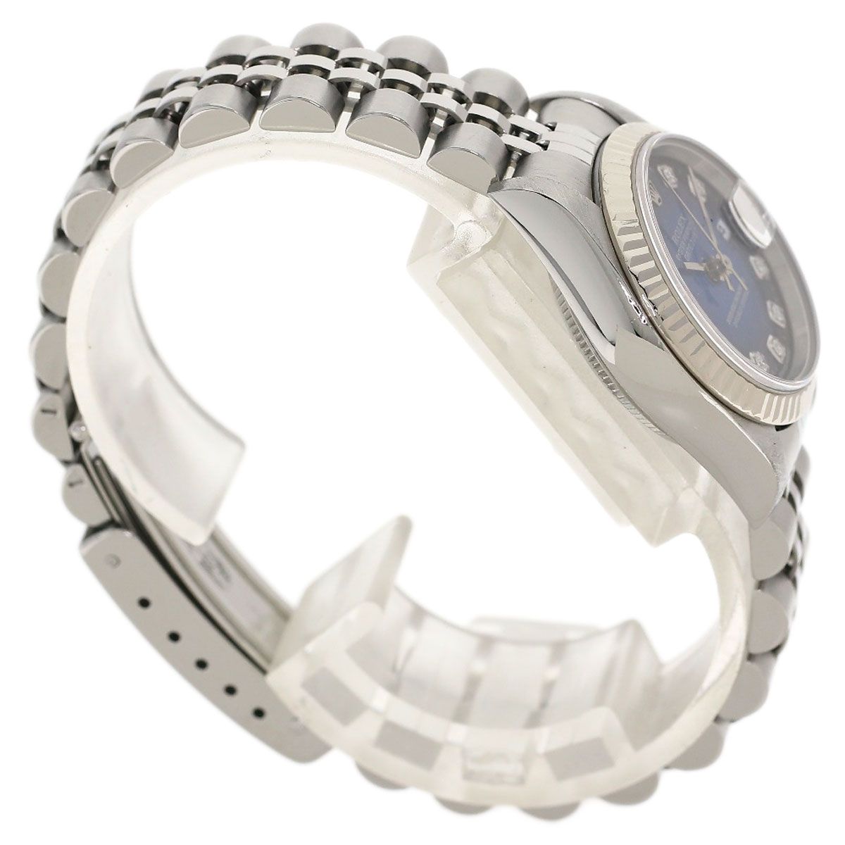 ROLEX ロレックス 79174G デイトジャスト 10P ダイヤモンド ブルー